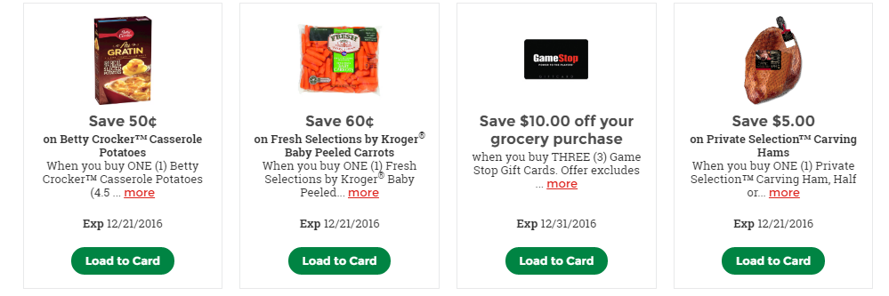 Kroger digital coupons login