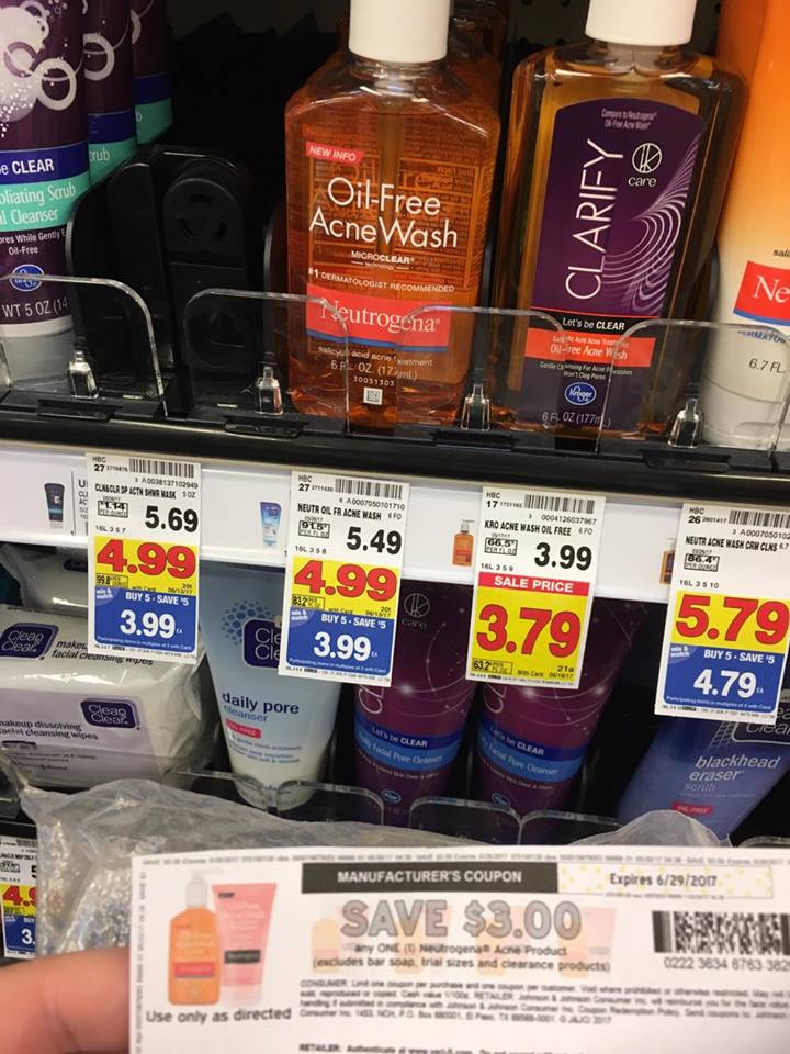 Neutrogena Facial Wash just $.99 - Kroger Couponing