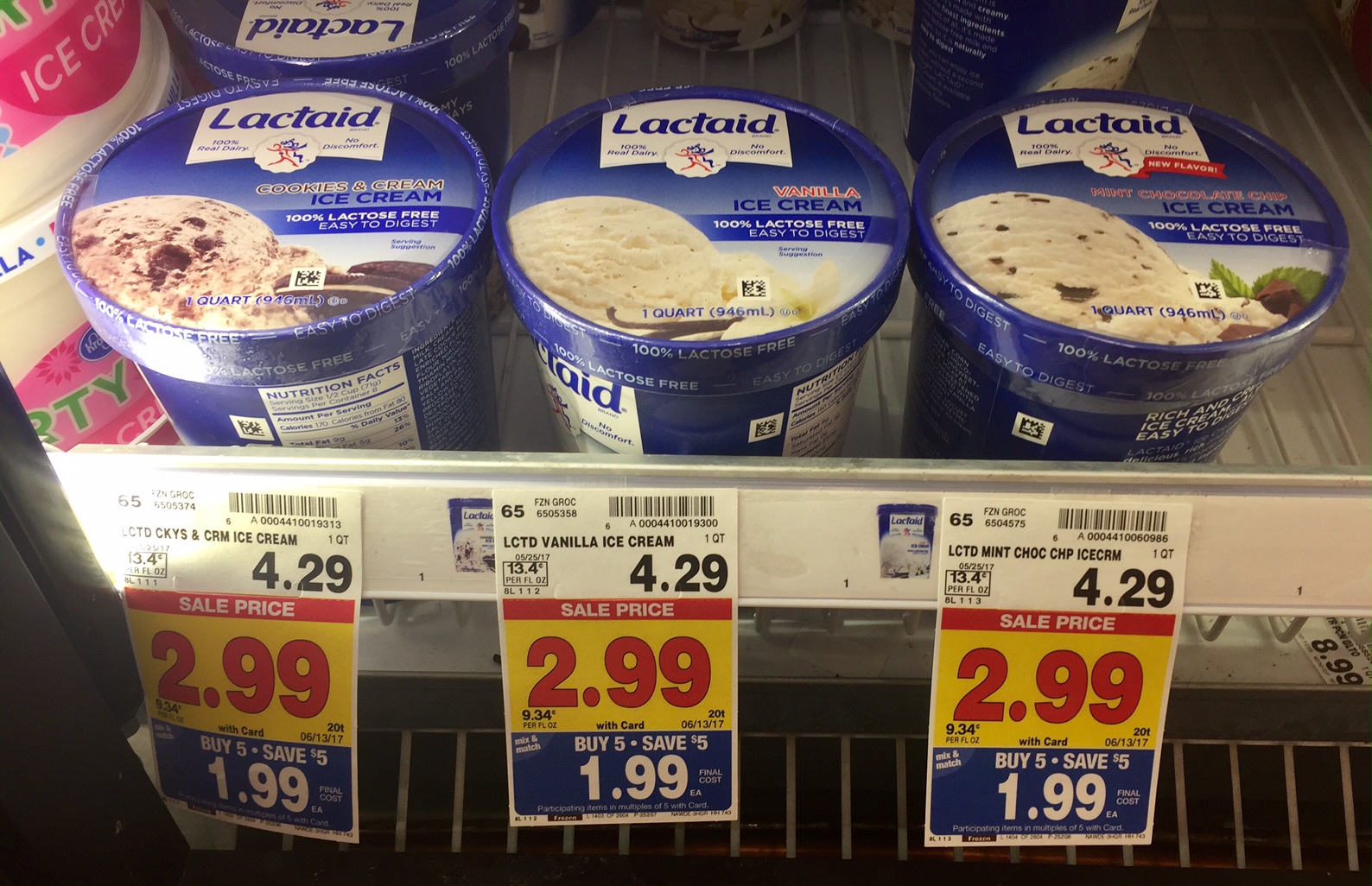 Lactaid Ice Cream just .99 Kroger Couponing