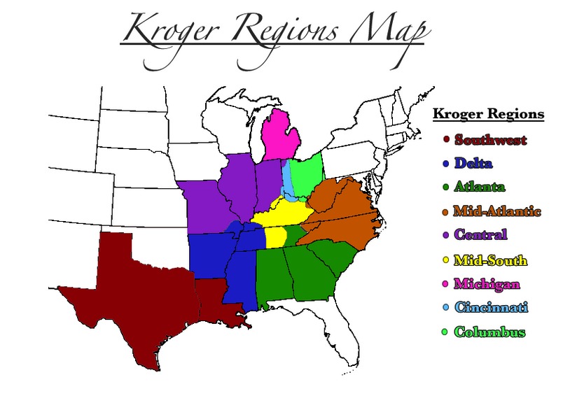 What Region Do You Live In?? - Kroger Couponing