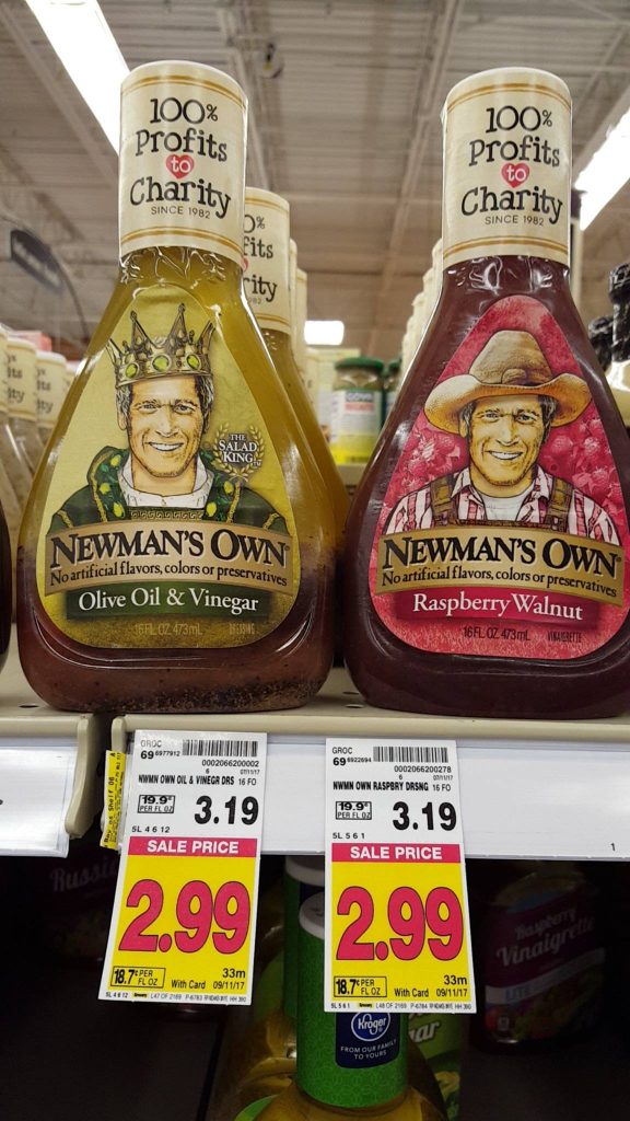 Newman's Own Salad Dressing just $1.99 - Kroger Couponing