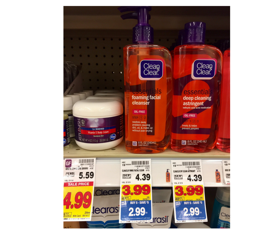Clean & Clear just .99 at Kroger Kroger Couponing