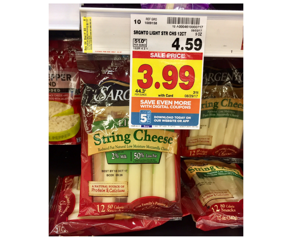 Sargento String Cheese just 3.19 Kroger Couponing