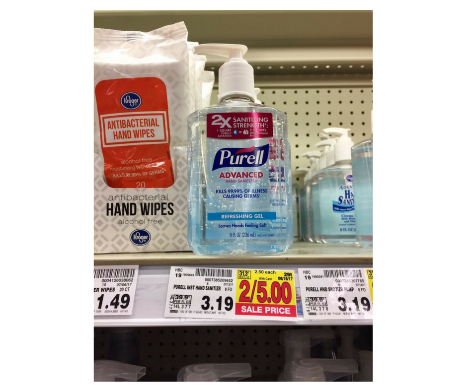 Purell Hand Sanitizer just .50 at Kroger! Kroger Couponing