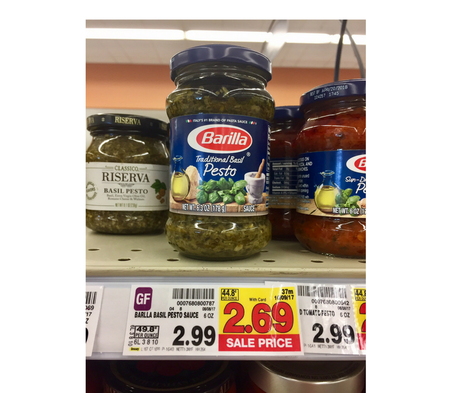 Barilla Pesto Sauce just 1.69 Kroger Couponing
