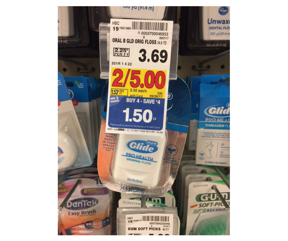 Glide Floss just .50 at Kroger! Kroger Couponing