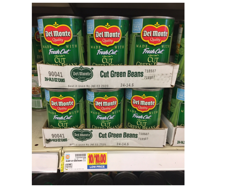 RARE!!! Coupon on Del Monte Green Beans - Kroger Couponing
