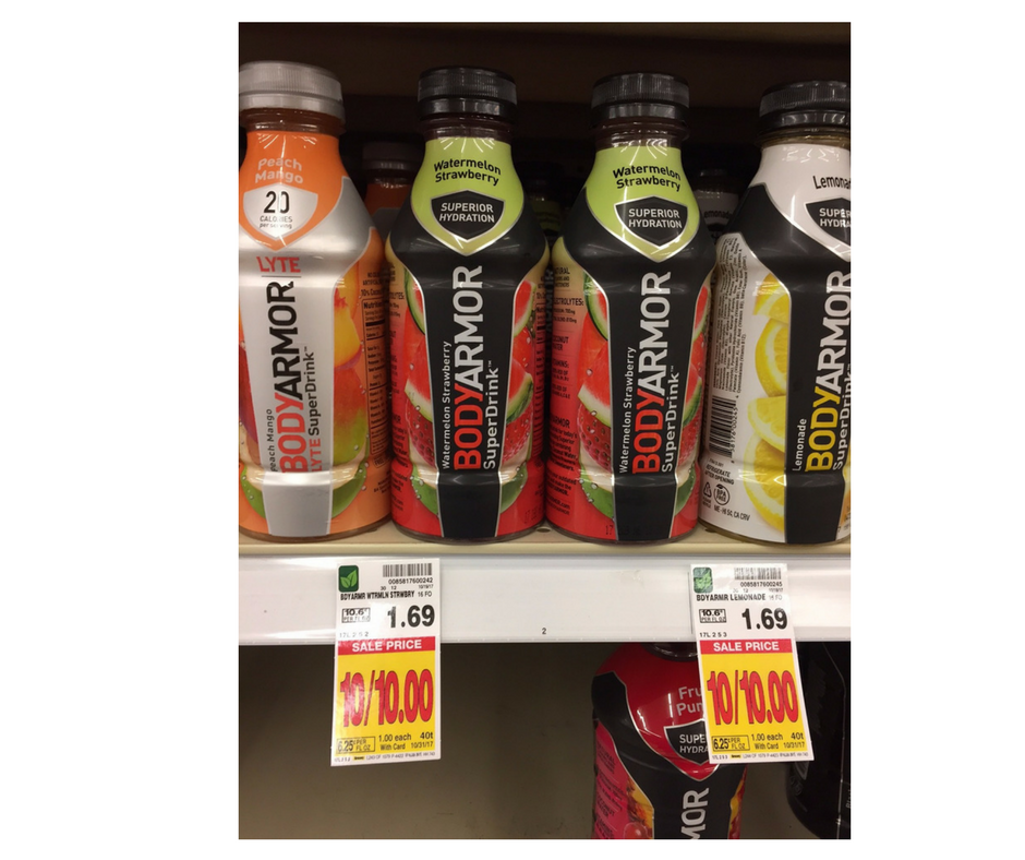 Body Armor as low as $.50 - Kroger Couponing