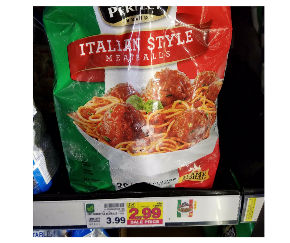 Cooked Perfect Meatballs as low as 2.99 Kroger Couponing