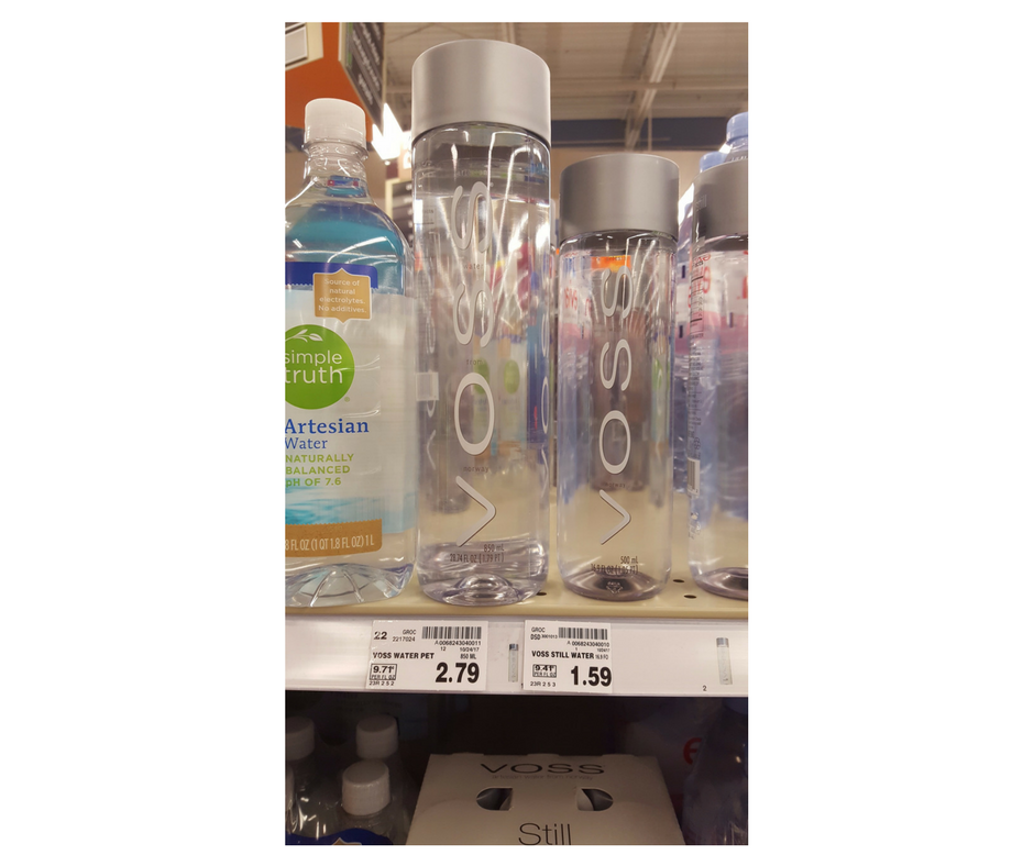 voss water as low as 59 kroger couponing