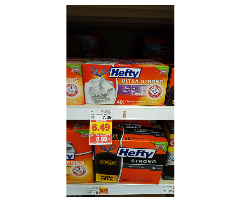 Hefty Trash Bags as low as 4.99 Kroger Couponing
