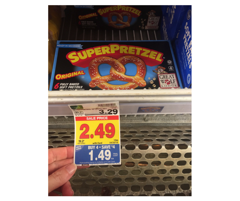 Super Pretzel just .75 Kroger Couponing