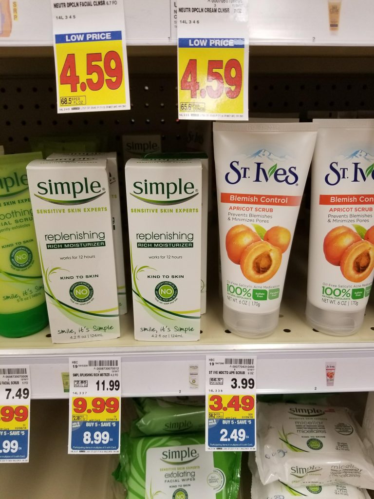 St. Ives Scrub just .74 Kroger Couponing