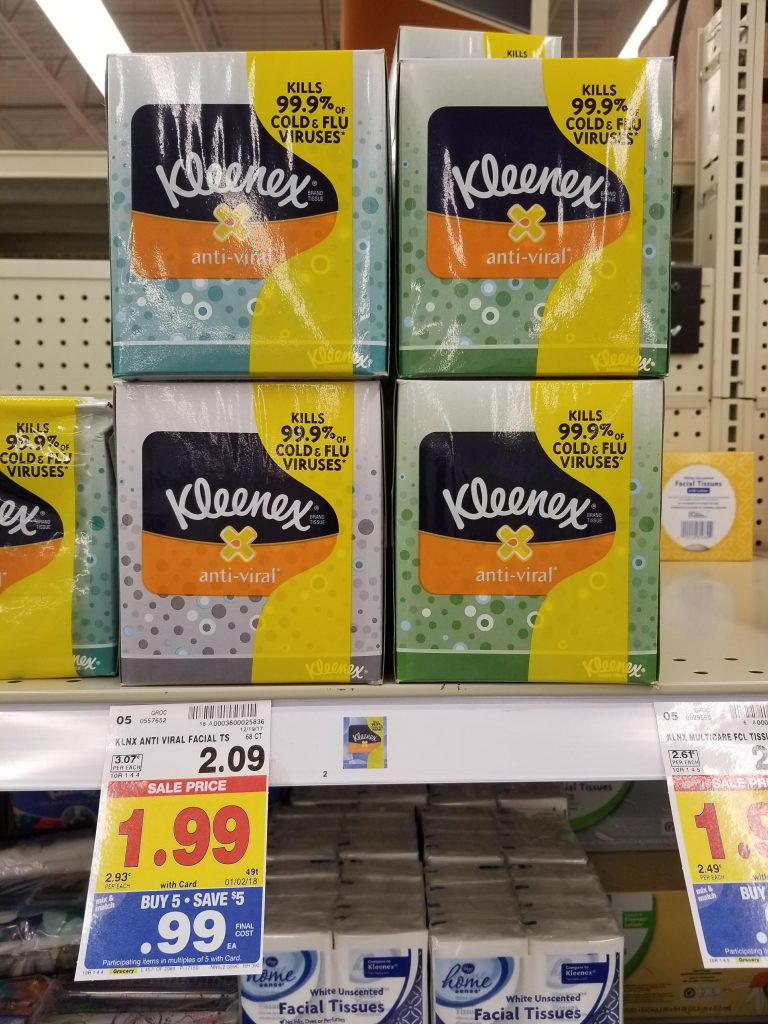 Kleenex Tissues as low as $.74 - Kroger Couponing