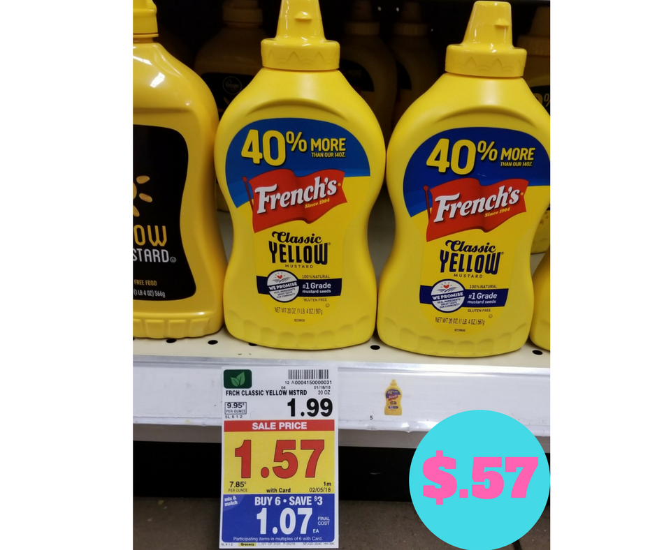 French's Mustard just $.57 - Kroger Couponing