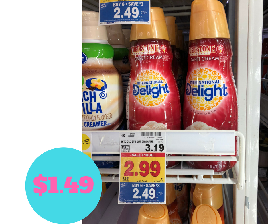 International Delight just 1.49 Kroger Couponing