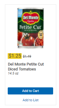RARE Delmonte Canned Tomatoes printable coupon! - Kroger Couponing