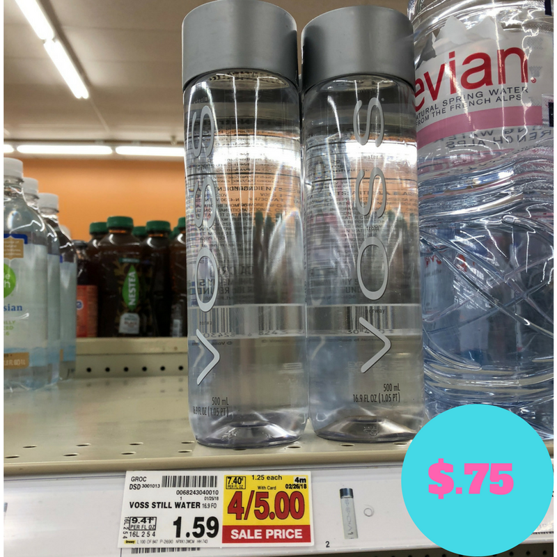 voss water just 75 kroger couponing