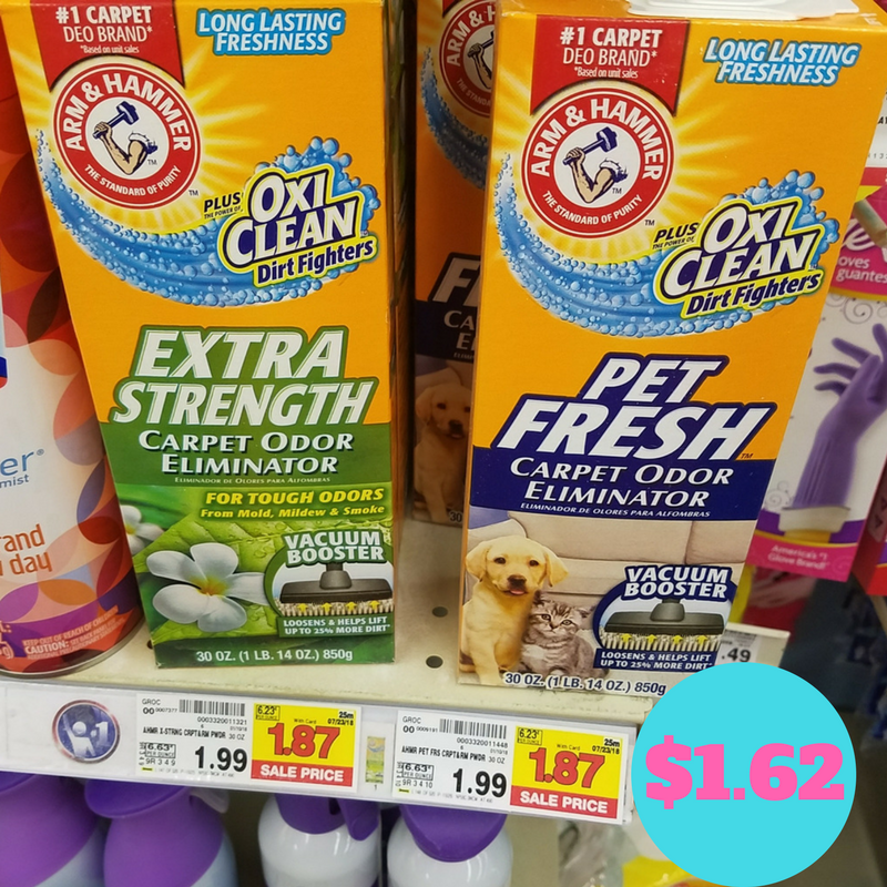 Arm & Hammer Carpet Deodorizer just 1.62 Kroger Couponing