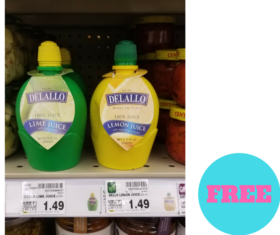FREE DeLallo Lemon and Lime Juice Kroger Couponing