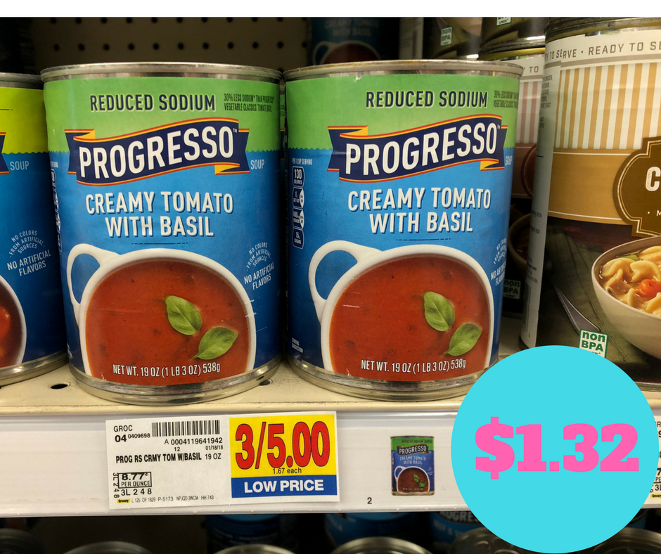 Progresso Soup just $1.32 - Kroger Couponing