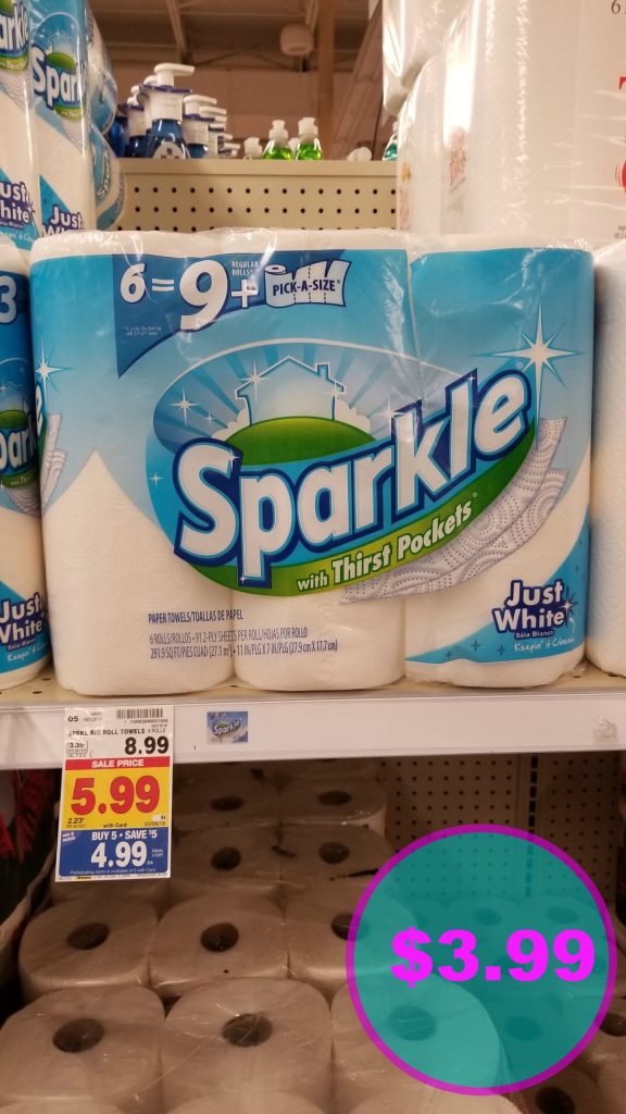 Sparkle Paper Towels just 3.99 Kroger Couponing