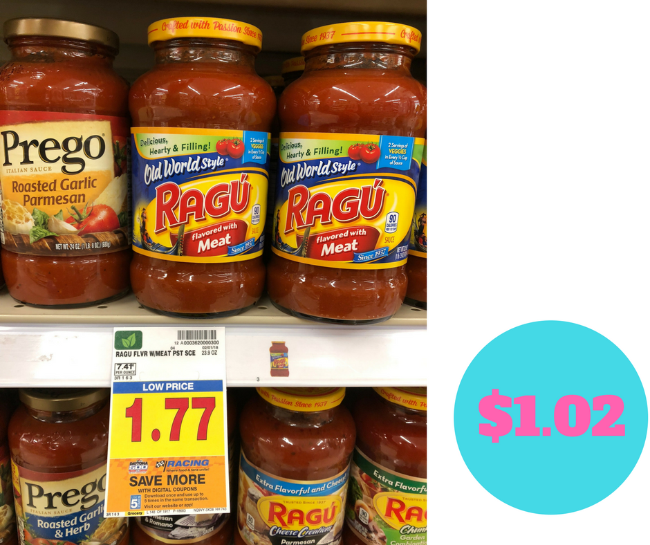 Ragu pasta sauce coupon 2018