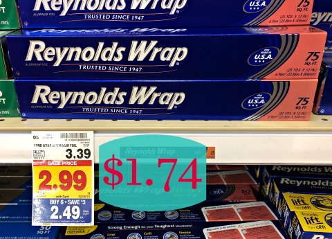 Reynolds Wrap Aluminum Foil Just $1 74 Kroger Couponing Reynolds Wrap Aluminum Foil Just $1 74 Kroger Couponing