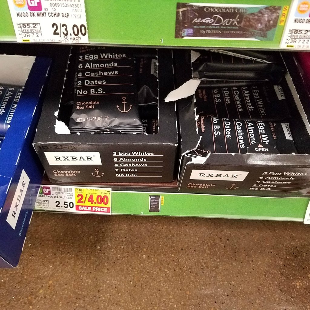 RX Bar just 1.67 Kroger Couponing
