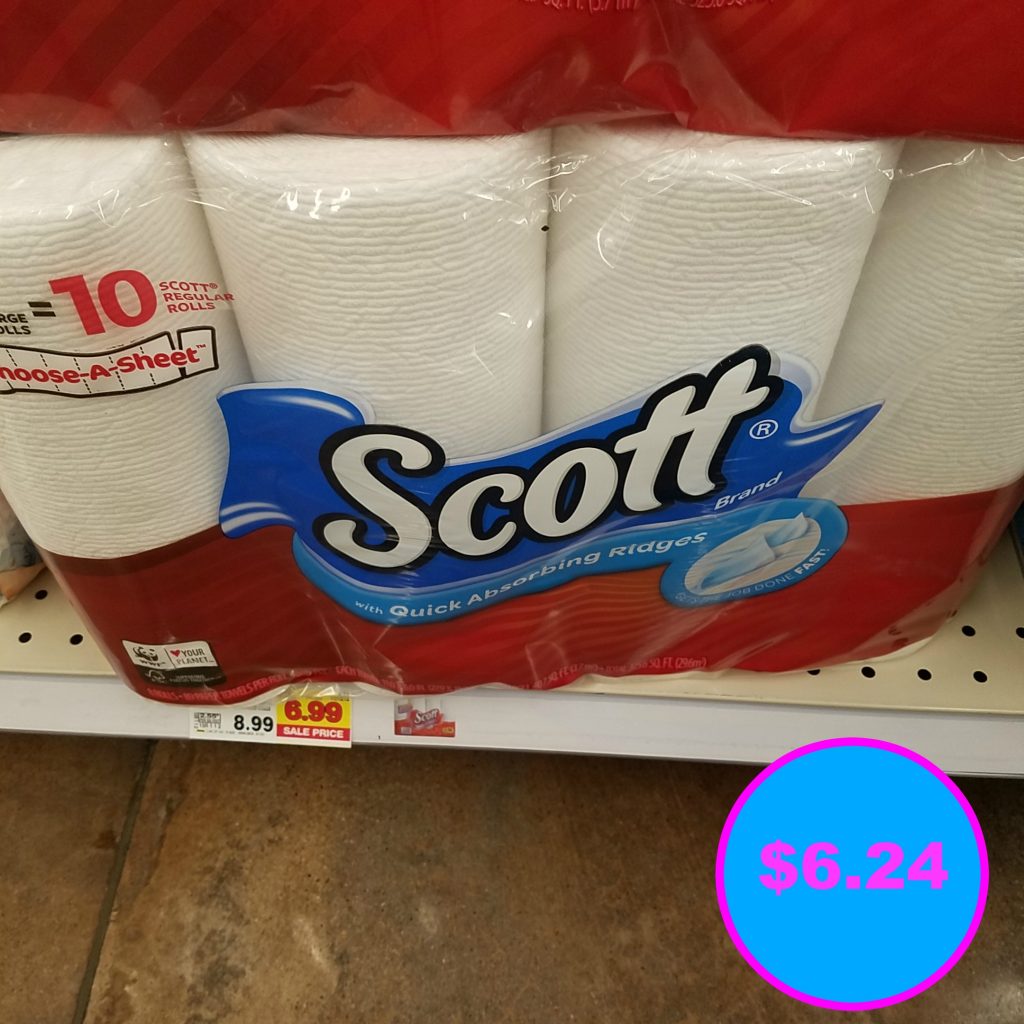 Scott Paper Towels just $6.24 - Kroger Couponing