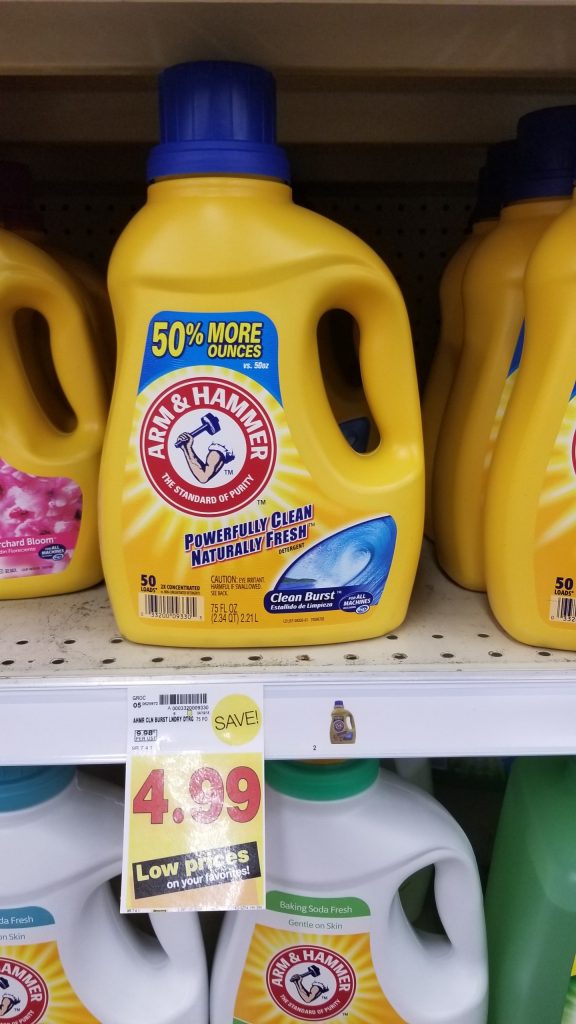 Arm & Hammer Laundry Detergent just 3.99 Kroger Couponing