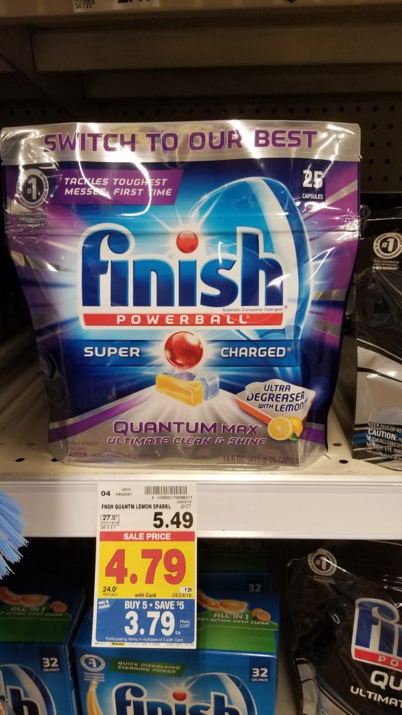 Finish Quantum just 2.29 Kroger Couponing