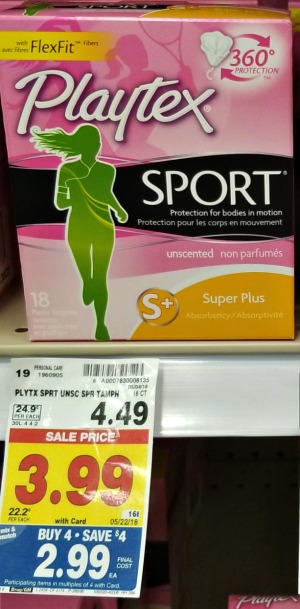 playtex sport just 99 in the kroger mega sale kroger couponing playtex products