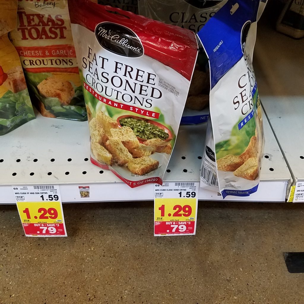 Mrs. Cubbison's Crouton's just $.04 - Kroger Couponing