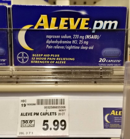 New Aleve Coupons PM as low as $3 99 at Kroger Kroger Couponing New Aleve Coupons PM as low as $3 99 at Kroger Kroger Couponing