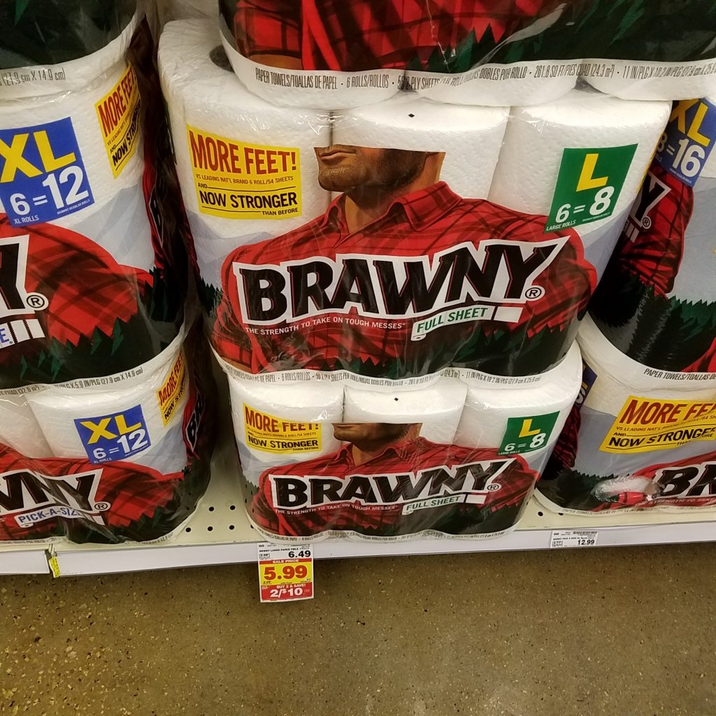 Brawny Paper Towels just 4.45 Kroger Couponing