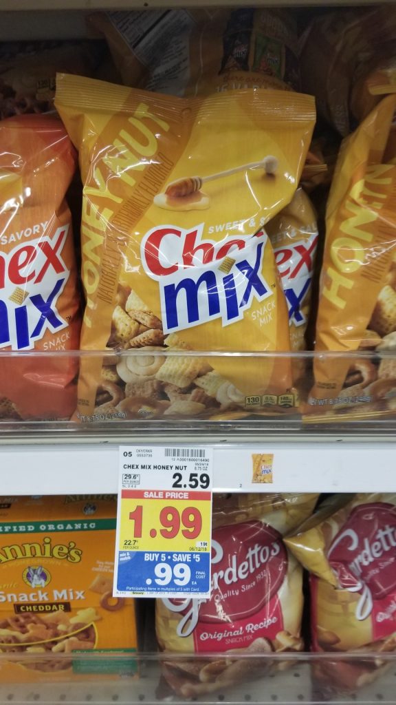 Chex Mix just .74 Kroger Couponing