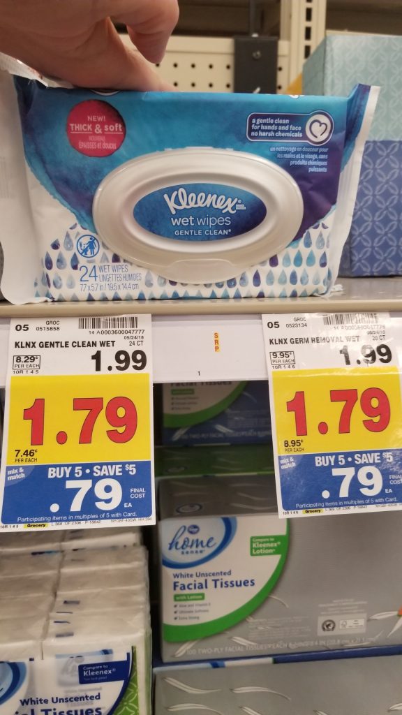 FREE Kleenex Wet Wipes Kroger Couponing