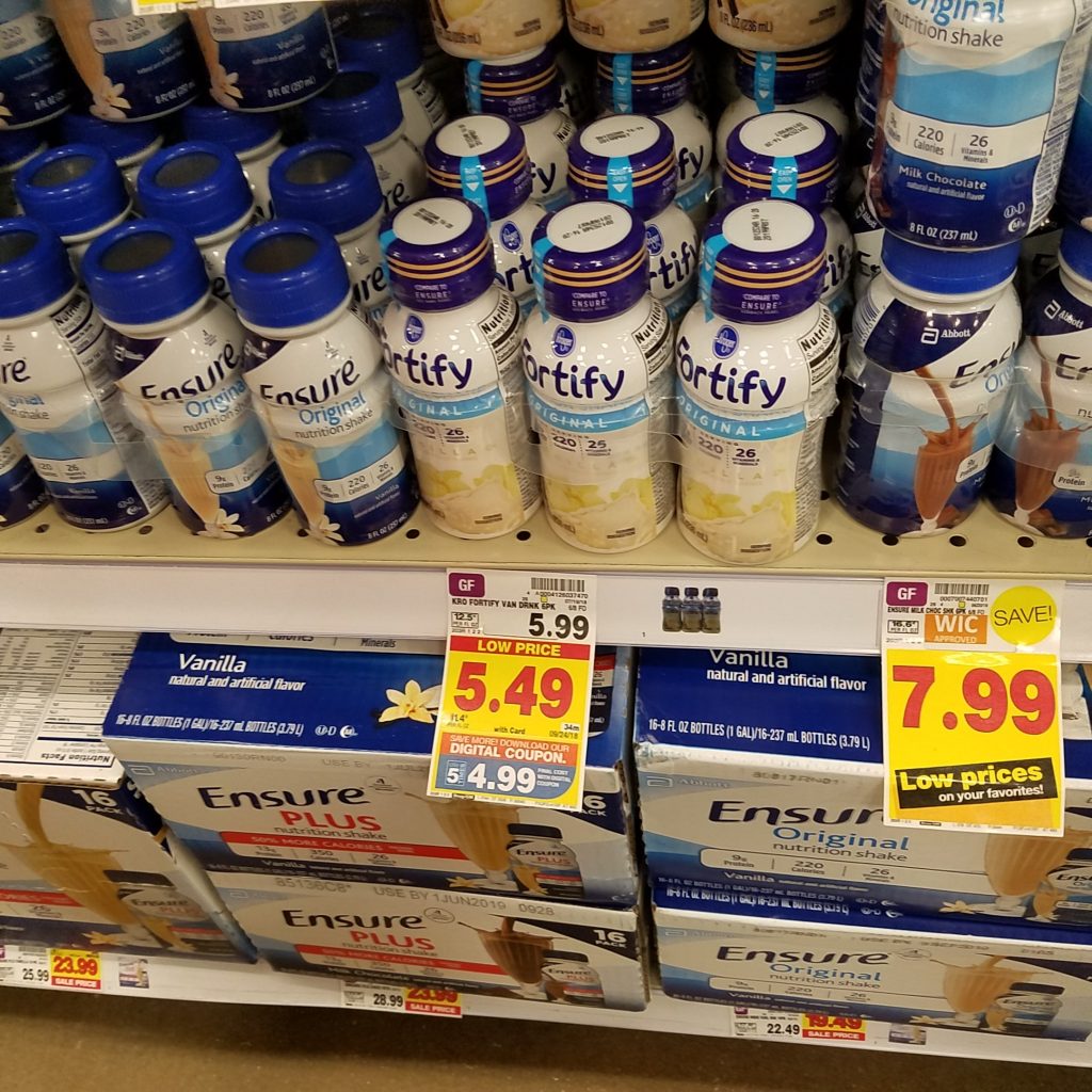 Kroger Fortify Shakes just 3.49 Kroger Couponing