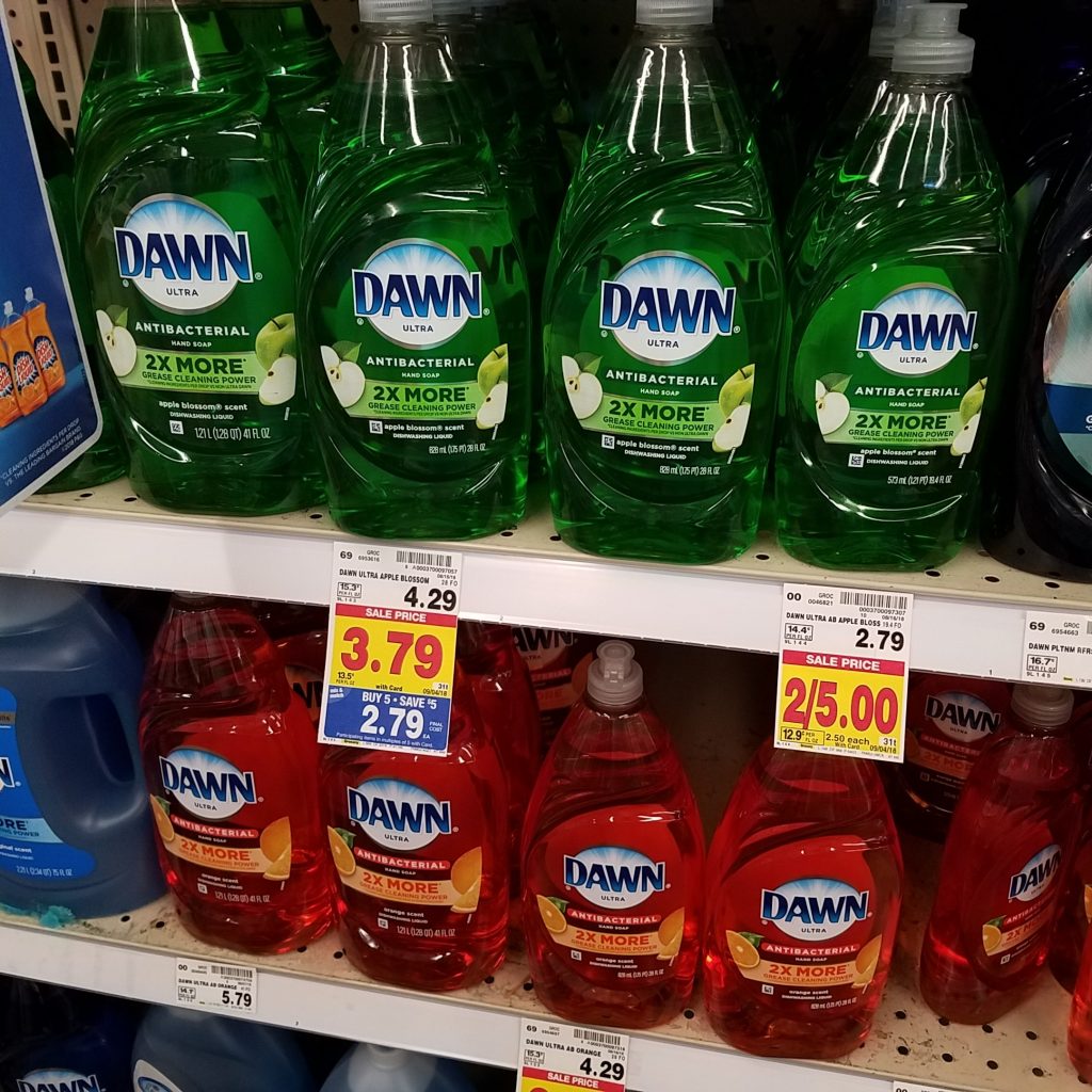 Dawn Dish Detergent just 1.79 Kroger Couponing