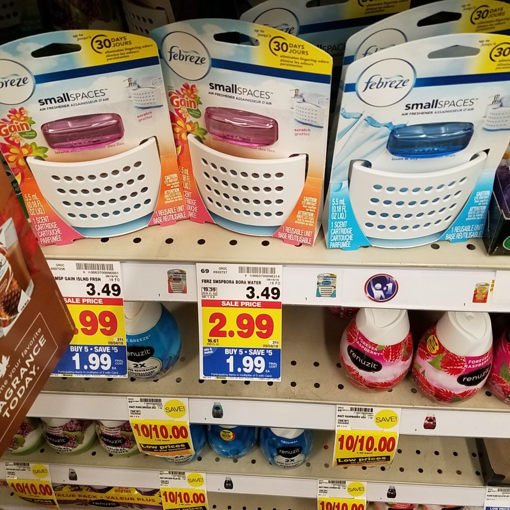 Febreze Small Spaces just .99 Kroger Couponing