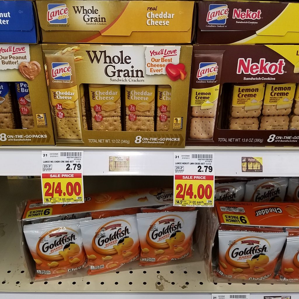 Lance Crackers just .50 Kroger Couponing