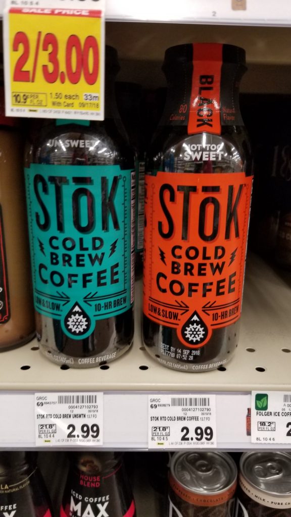 Stok Iced Coffee just 1.99 Kroger Couponing