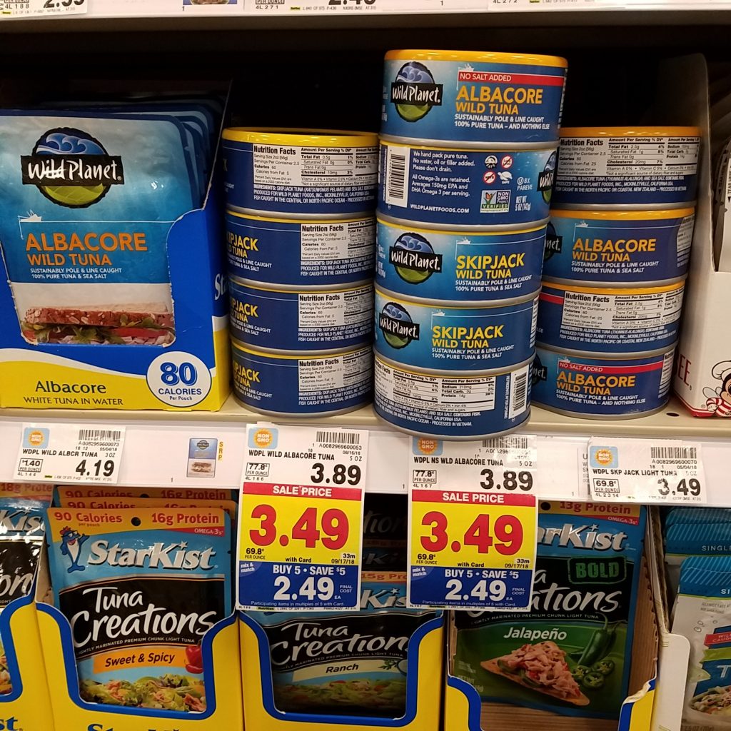 Wild Planet Albacore Tuna just $1.49 - Kroger Couponing