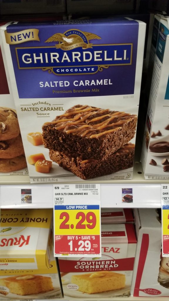 Ghirardelli Brownie Mixes just .79 Kroger Couponing