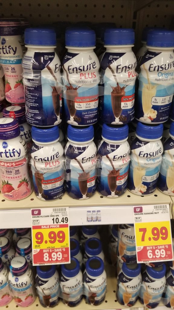 Ensure Shakes just 3.69 Kroger Couponing