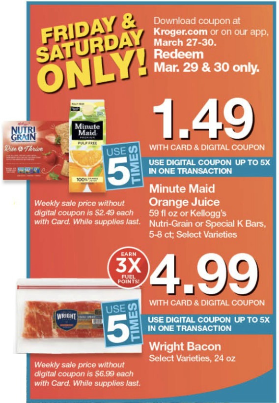 2 Day Digital Coupons Kroger Couponing 2 Day Digital Coupons Kroger Couponing